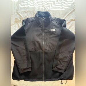 Women North Face Plus Denali Jacket Coat 3X 3XL Black Barely Worn LIKE NEW!